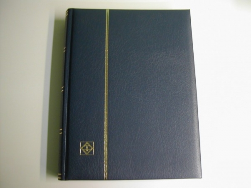 Leuchtturm, Einsteckbuch PREMIUM, Farbe: Blau, 64 Seiten, schwarzer Karton