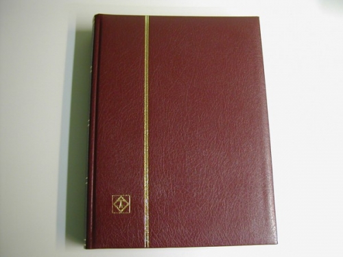 Leuchtturm, Einsteckbuch PREMIUM, Farbe: Rot, 64 Seiten, schwarzer Karton