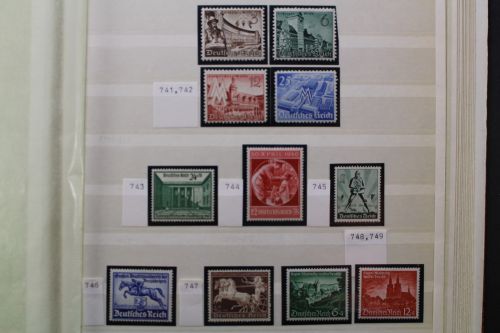 Deutsches Reich 1940-1945 postfrische komplette Sammlung
