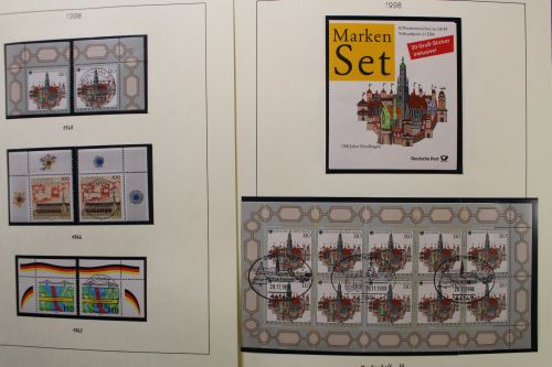 Deutschland (BRD), MiNr. 1965-2026, JG 1998, postfrisch & gestempelt, Ecken