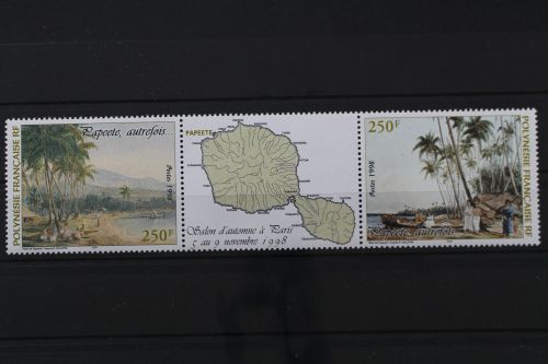 Französisch-Polynesien, MiNr. 772-773, Dreierstreifen, postfrisch