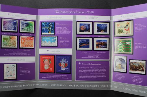 Weihnachten Multilaterale 2018, 6 Länder, postfrisch