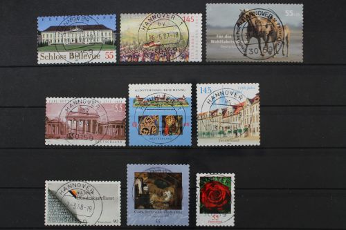 Deutschland, Partie aus 2007 - 2008, skl., gestempelt