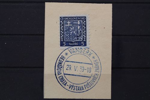 Böhmen & Mähren, SST vom 29.5.39, Briefmarken-Ausstellung