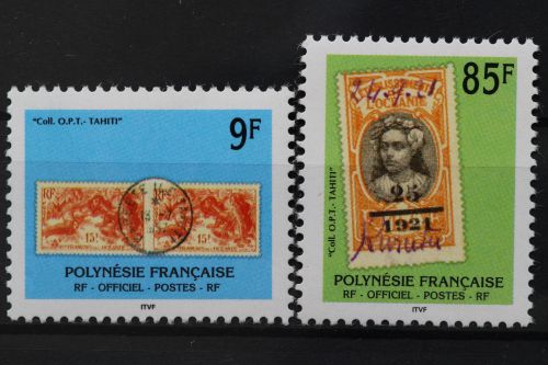 Französisch-Polynesien Dienst, MiNr. 27-28, postfrisch