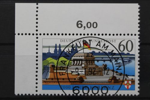 Deutschland (BRD), MiNr. 1583 y, Ecke links oben, VS F/M, EST