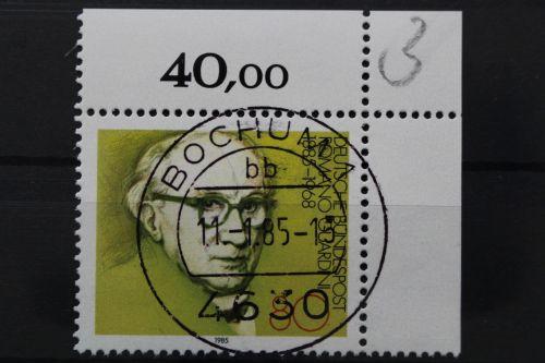 Deutschland, MiNr. 1237, Ecke rechts oben, zentrisch Bochum, gestempelt