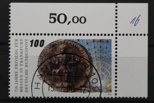 Deutschland (BRD), MiNr. 1452, Ecke rechts oben, EST
