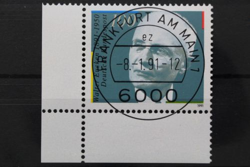 Deutschland (BRD), MiNr. 1494, Ecke links unten, VS F/M, EST