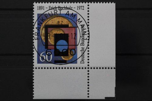 Deutschland (BRD), MiNr. 1493,Ecke rechts unten, VS F/M, EST