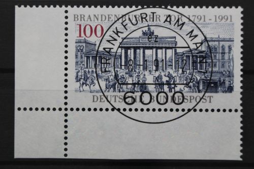 Deutschland (BRD), MiNr. 1492, Ecke links unten, VS F/M, EST