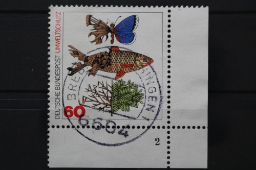 Deutschland (BRD), MiNr. 1087, Ecke rechts unten, FN 2, gestempelt