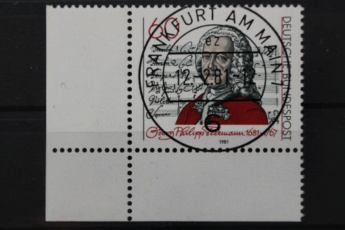 Deutschland (BRD), MiNr. 1085, Ecke links unten, EST