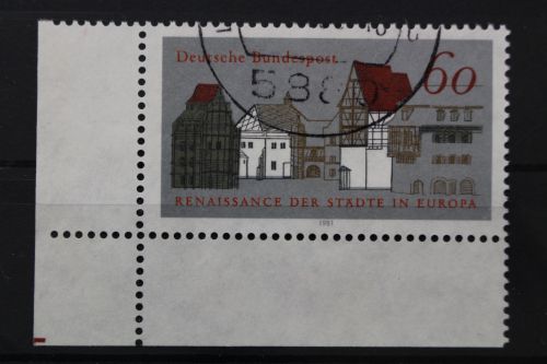 Deutschland (BRD), MiNr. 1084, Ecke links unten, gestempelt