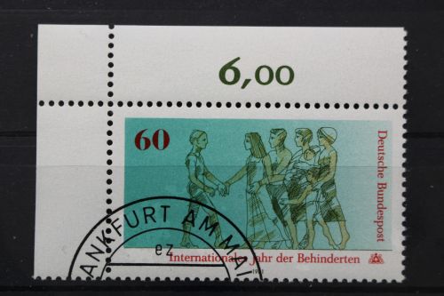 Deutschland (BRD), MiNr. 1083, Ecke links oben, gestempelt