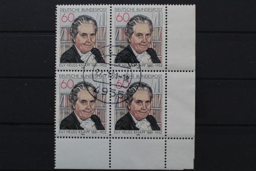 Deutschland (BRD), MiNr. 1082, 4er Block, Ecke rechts unten, gestempelt