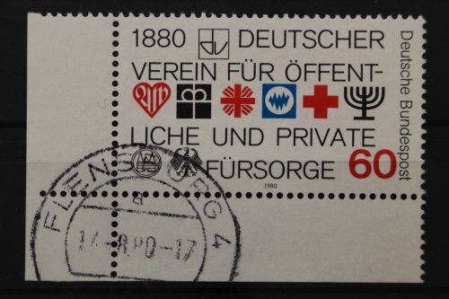 Deutschland (BRD), MiNr. 1044, Ecke links unten, gestempelt