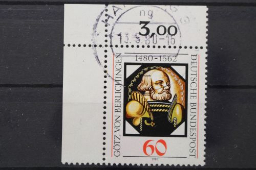 Deutschland (BRD), MiNr. 1036, Ecke links oben, gestempelt
