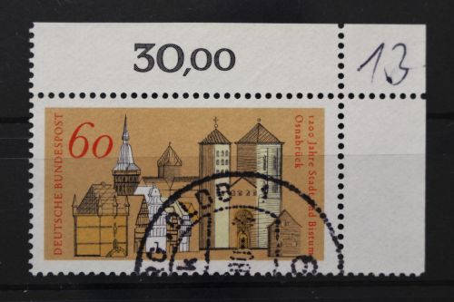 Deutschland (BRD), MiNr. 1035, Ecke rechts oben, gestempelt