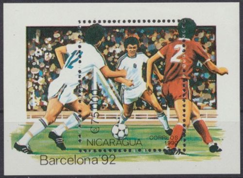 Nicaragua, Fußball, MiNr. Block 191, postfrisch