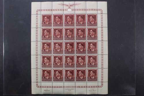 Generalgouvernement, MiNr. 118, 25er Bogen mit FN 4, postfrisch