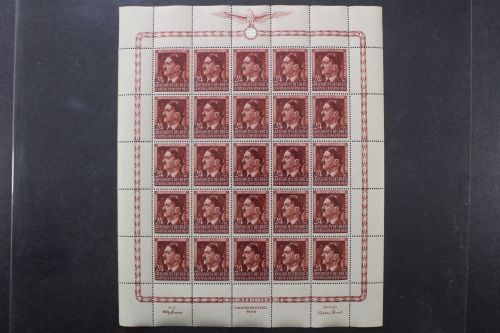 Generalgouvernement, MiNr. 118, 25er Bogen mit FN 5, postfrisch