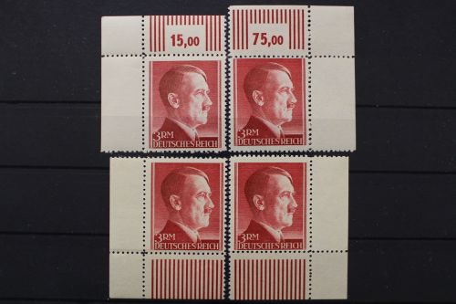 Deutsches Reich, MiNr. 801 A, alle 4 Ecken, postfrisch