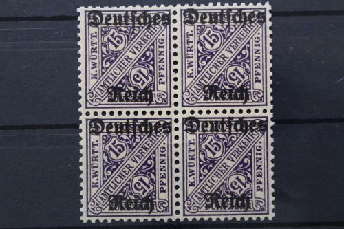 Deutsches Reich Dienst, MiNr. 59, Viererblock, postfrisch