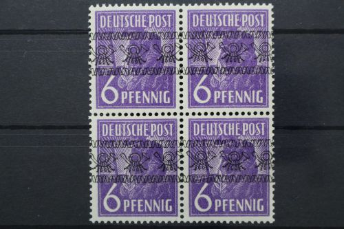 Bizone, MiNr. 37 I, Viererblock, postfrisch