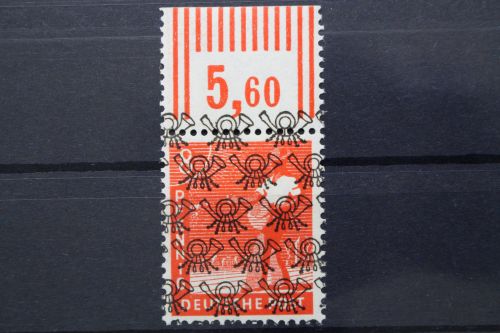 Bizone, MiNr. 38 II, Oberrand Walze, ndgz, postfrisch