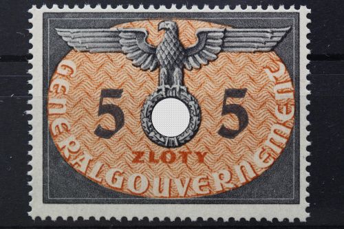 Generalgouvernement Dienst, MiNr. 15, postfrisch