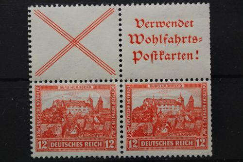 Deutsches Reich, MiNr. S 100 + S 101, 4er Blöcke, Falz