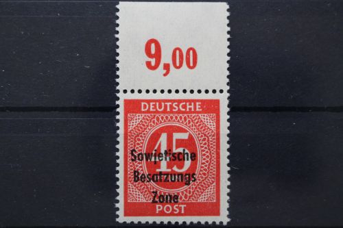 Sowj. Zone, MiNr. 209, Oberrand dgz, postfrisch