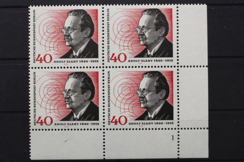 Berlin, MiNr. 467, 4er Block, Ecke re. unten, FN 1, postfrisch