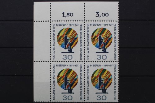 Berlin, MiNr. 416, 4er Block, Ecke links oben, postfrisch