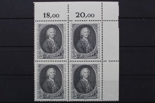 Berlin, MiNr. 454, 4er Block, Ecke rechts oben, postfrisch