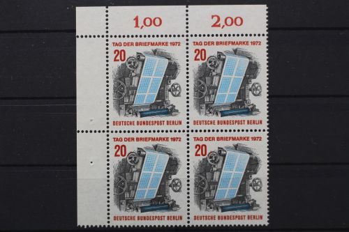 Berlin, MiNr. 439, 4er Block, Ecke links oben, postfrisch