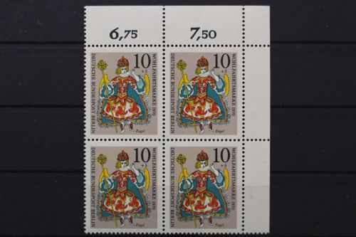Berlin, MiNr. 378, 4er Block, Ecke rechts oben, postfrisch