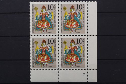 Berlin, MiNr. 378, 4er Block, Ecke rechts unten, FN 2, postfrisch