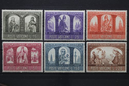 Vatikan, MiNr. 502-507, postfrisch