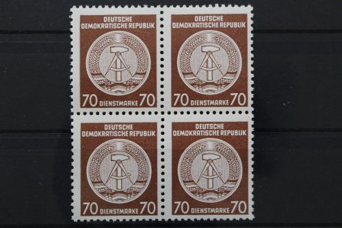 DDR Dienst A, MiNr. 27 x, Viererblock, postfrisch