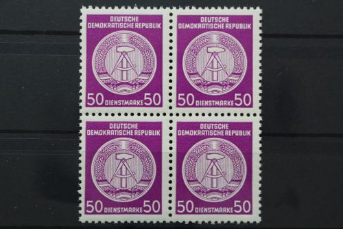 DDR Dienst A, MiNr. 26 x, Viererblock, postfrisch