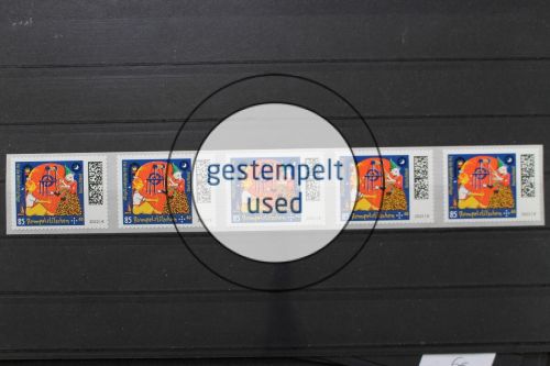 Deutschland (BRD), MiNr. 3669 sk Rolle, 5er Streifen, gestempelt