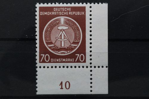 DDR Dienst A, MiNr. 16 x, Ecke rechts unten, postfrisch