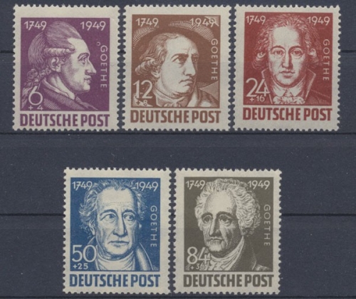 Sowjetische Zone, MiNr. 234-238, postfrisch