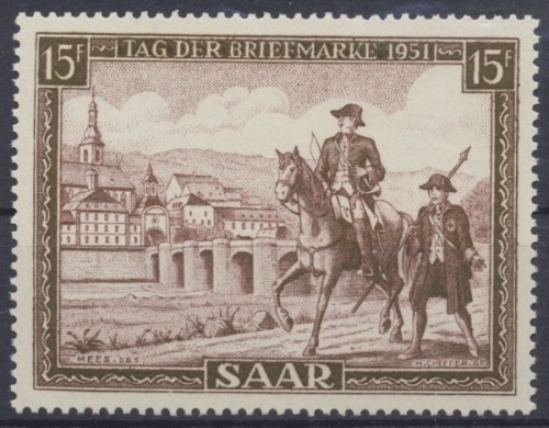 Saarland, MiNr. 305, postfrisch