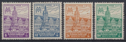 Sowjetische Zone, MiNr. 162-165 A X, postfrisch