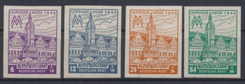 Sowjetische Zone, MiNr. 162-165 B X, postfrisch