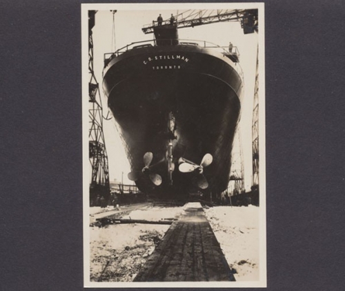 C. O. Stillmann, Tanker, Stapellauf, Heck