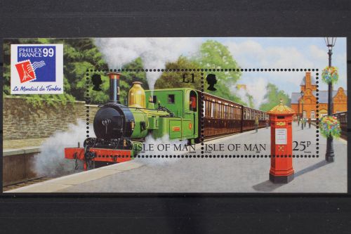 Isle of Man, Eisenbahn, MiNr. Block 33 I, postfrisch